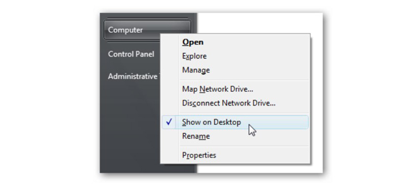 Cách đưa My Computer ra desktop Windows Vista