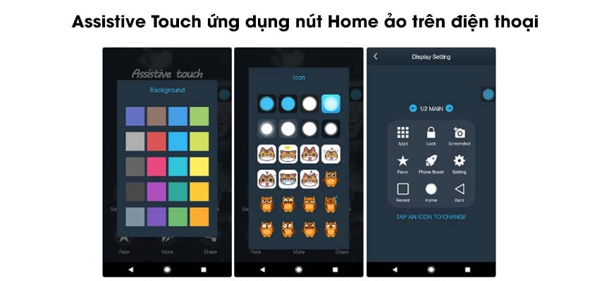 Assistive Touch - ứng dụng nút Home ảo cho Android