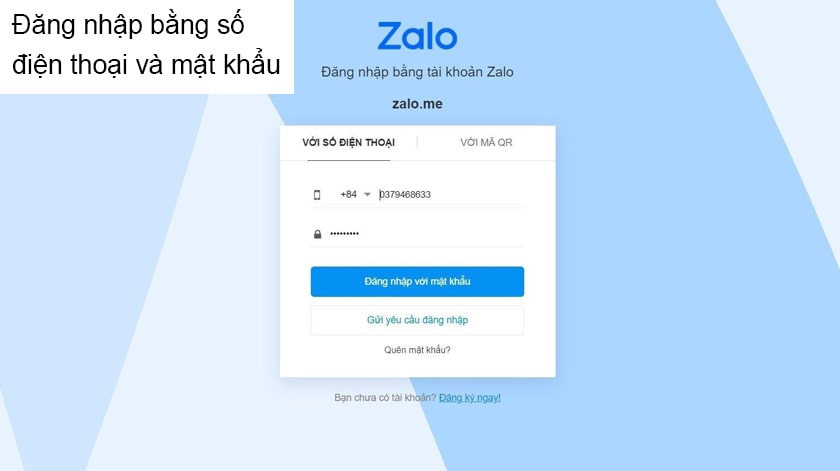 Trn my tnh login zalo zalo chat nhp Tải Zalo