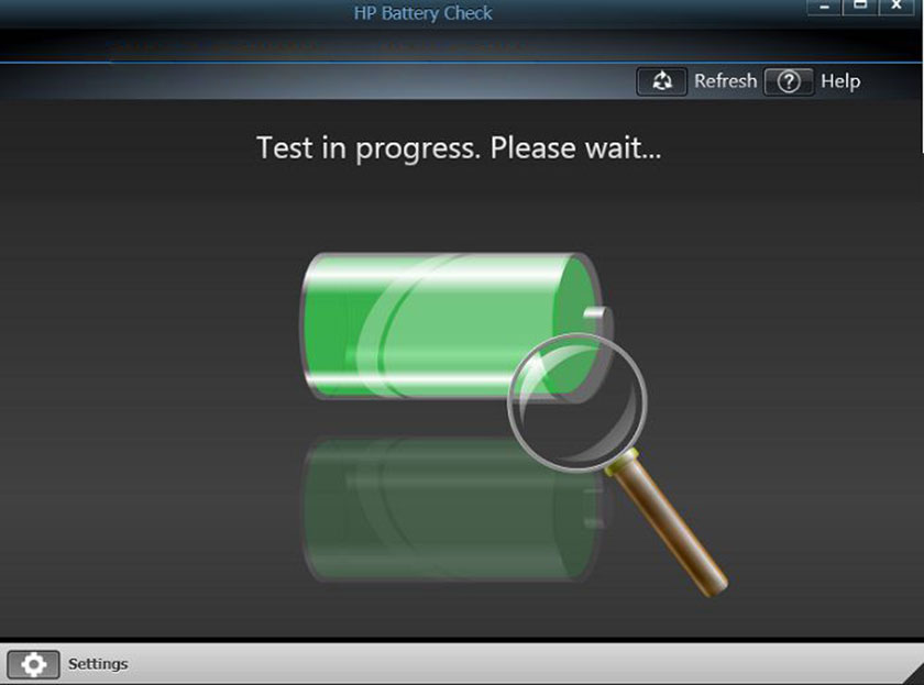 Phần mềm quản lý pin laptop HP Battery Check