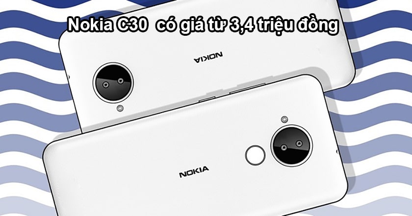 Điện thoại Nokia C30 giá bao nhiêu?