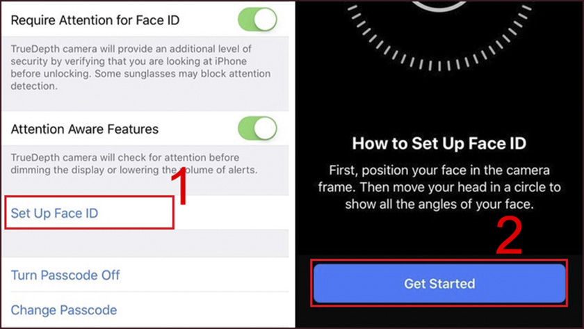 Hướng dẫn cách cài đặt Face ID cho iPhone