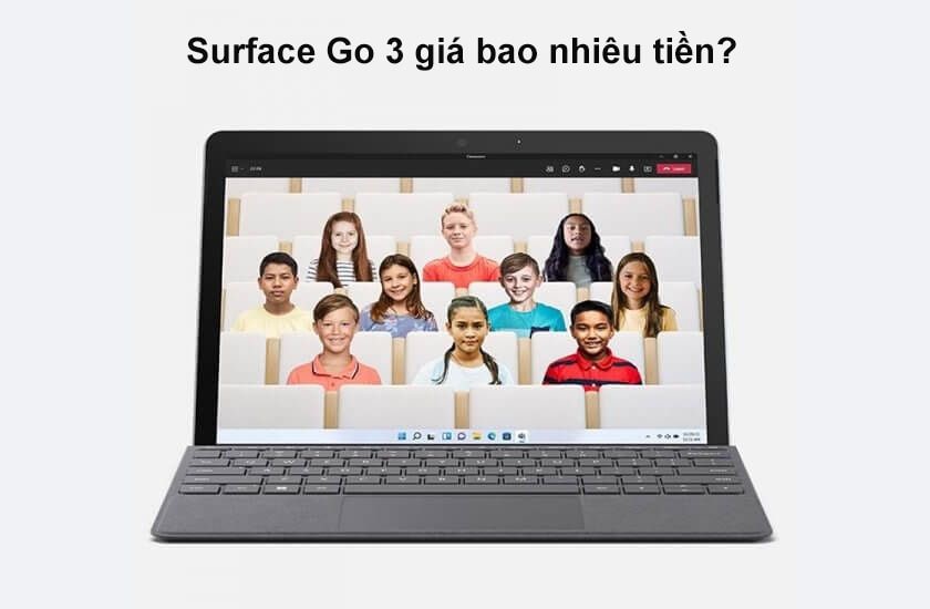 Surface Go 3 giá bao nhiêu tiền?