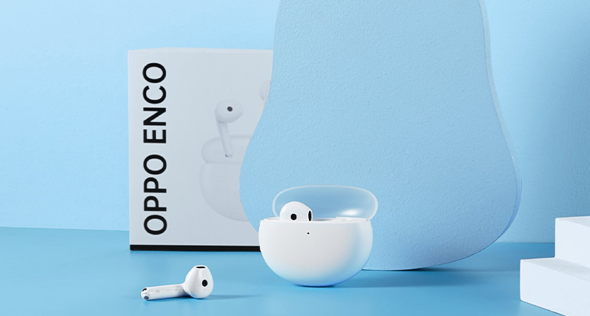 thiết kế trên tai nghe OPPO Enco Air 2
