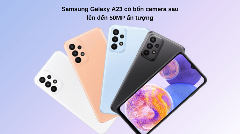 Camera Samsung Galaxy A23 siêu ấn tượng