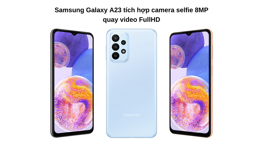Cụm camera Samsung Galaxy A23 có khả năng hiển thị hình ảnh ấn tượng