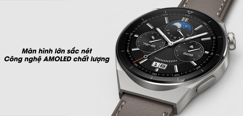Huawei Watch GT3 Pro thiết kế độc đáo, tính năng đa dạng