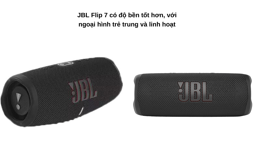 So sánh chi tiết JBL Flip 7 với JBL Flip 6