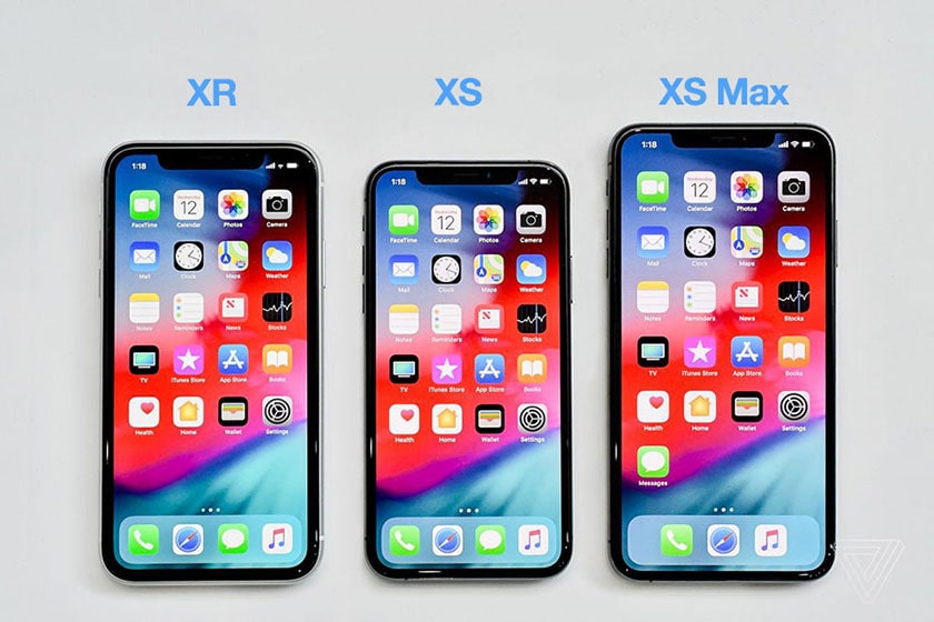iPhone Xr, Xs, Xs Max mới