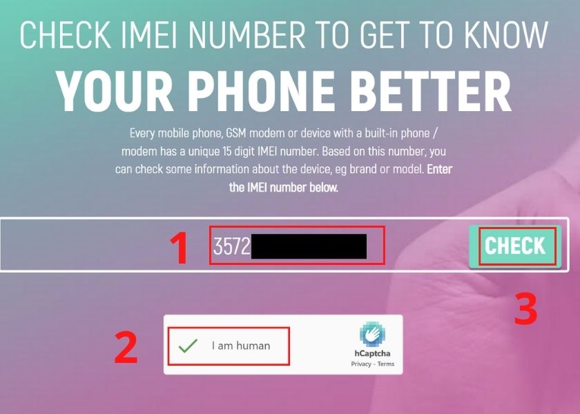 Cách check iMei Samsung qua website http://iMei.info/ 