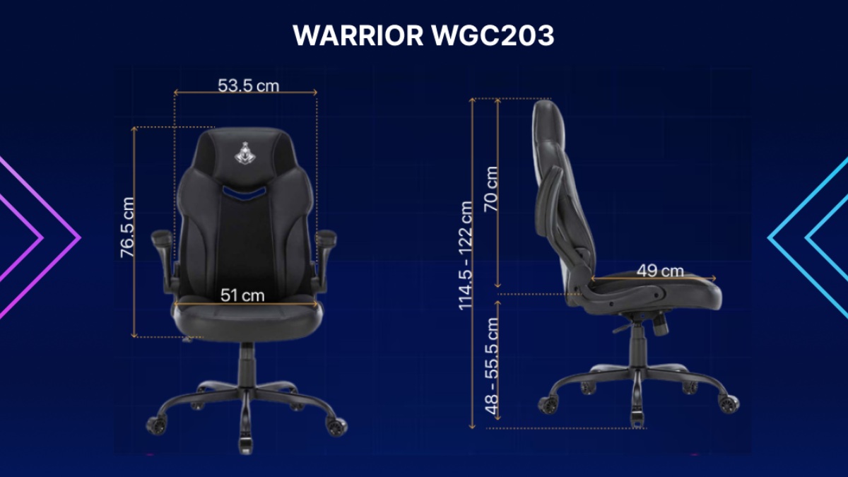 Ghế gaming giá rẻ dưới 2 triệu WARRIOR WGC203