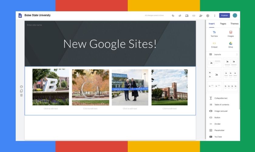 Tính năng ưu việt của Google Sites là gì? 