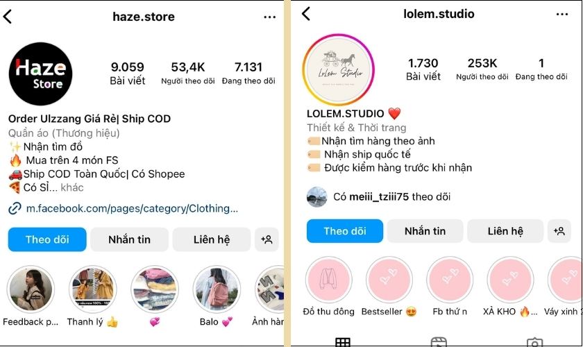 Cách mua hàng Taobao trên Instagram