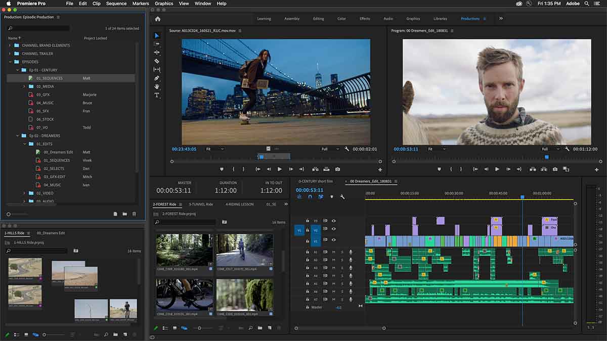 Adobe Premiere Pro - phần mềm chỉnh sửa video