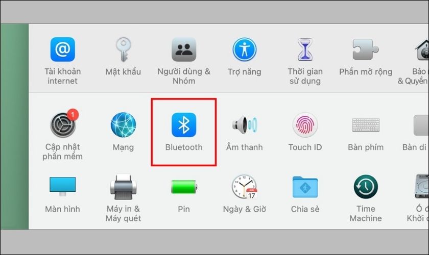 Cách kết nối tai nghe Bluetooth với laptop Macbook