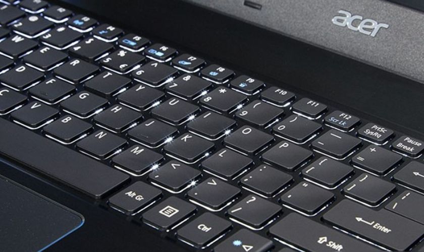 Các loại đèn có trên bàn phím laptop Acer