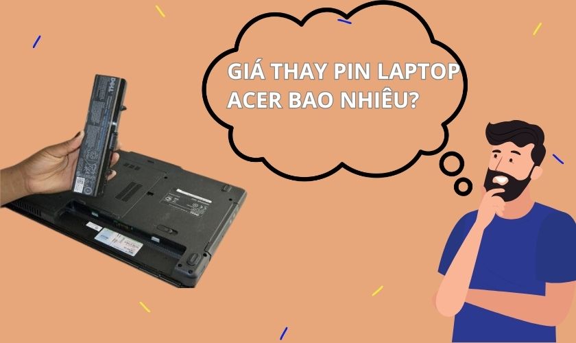 Giá đổi pin mới cho laptop là bao nhiêu