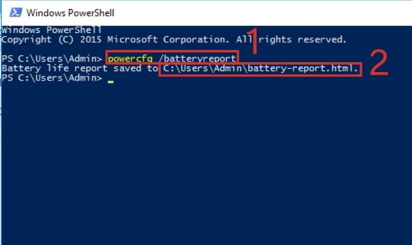 Cách check pin bằng phần mềm có sẵn trên laptop