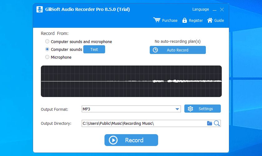 Phần mềm Audio Recorder Pro